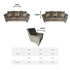 Darwin 4 Seater Pebble Sofa